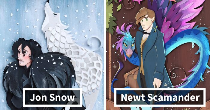 I Create A World Of My Own Using Paper, And Here Are My Best 40 Works