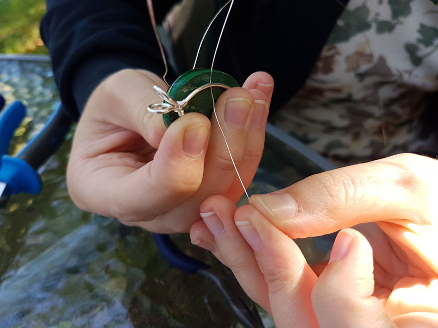 "Leafy Branches" Pendant Tutorial