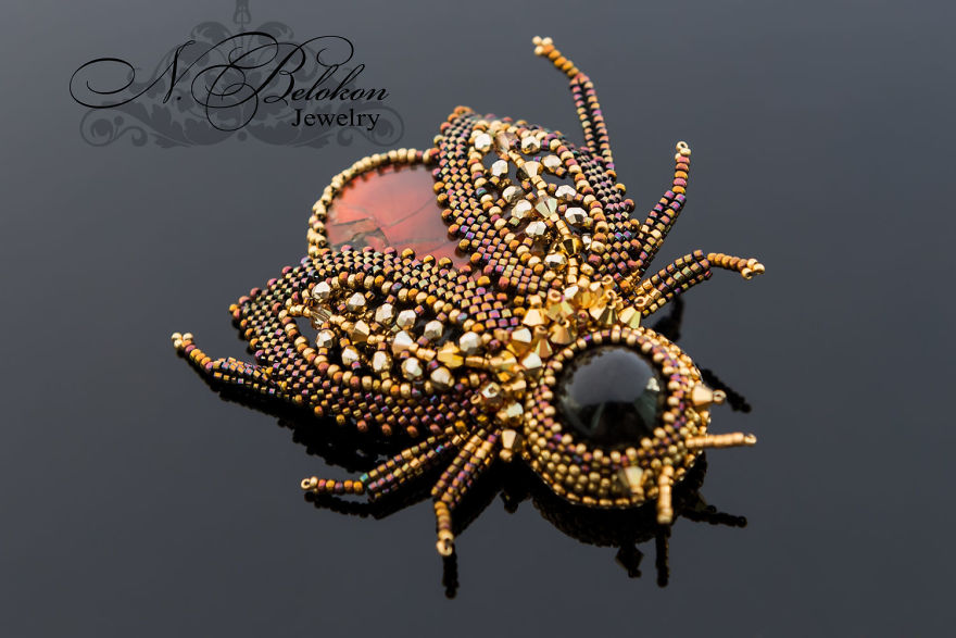 Gorgeous Beaded Insects Made By Russian Craftswoman Completely By Hand