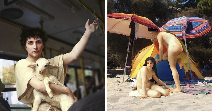 Artist Inserts People From Classical Paintings Into Today’s World, And The Result Is Surprisingly Good