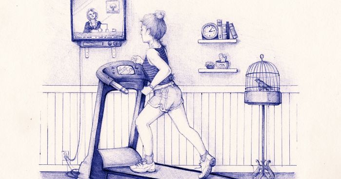 I’m Creating A Collection Of Little Vignettes With A Pen That Play With Our Relationship With Tech