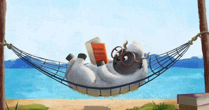 My Husband Wanted To Be A Sheep In The Swiss Alps, So I Illustrated Him As One!