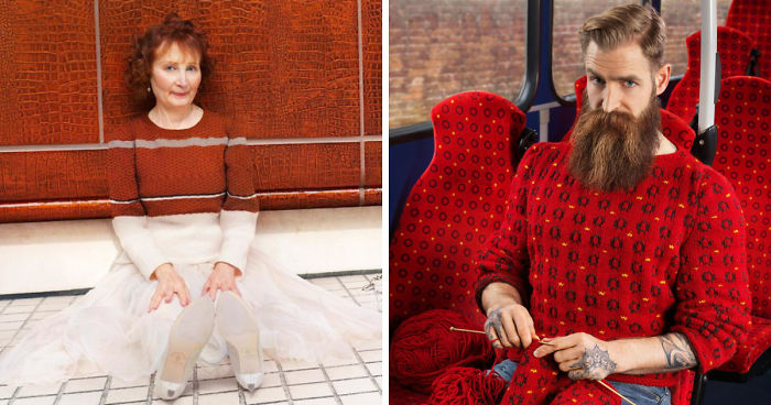 These Sweaters Camouflage People Into Their Surroundings, And It’s Every Introvert’s Dream Come True
