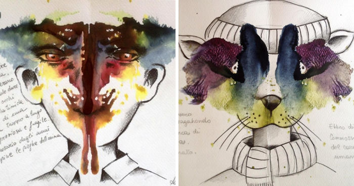 Postcards From Psyche: Rorschach-Inspired Art Project To Find Myself