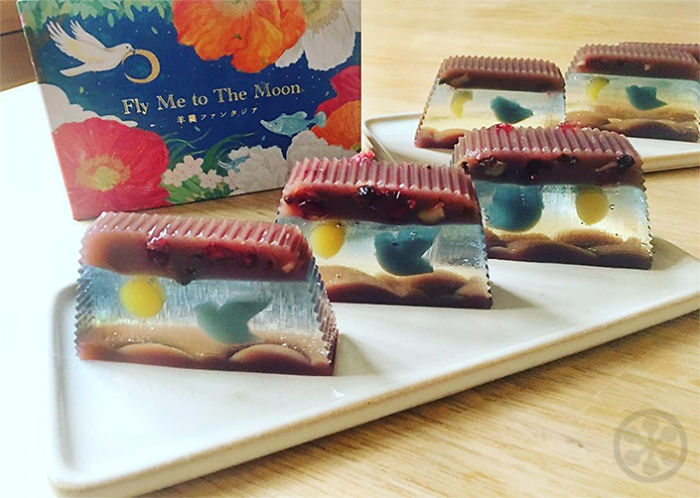 This Sweet Dessert From Japan Is Filled With Images That Change With Each Slice