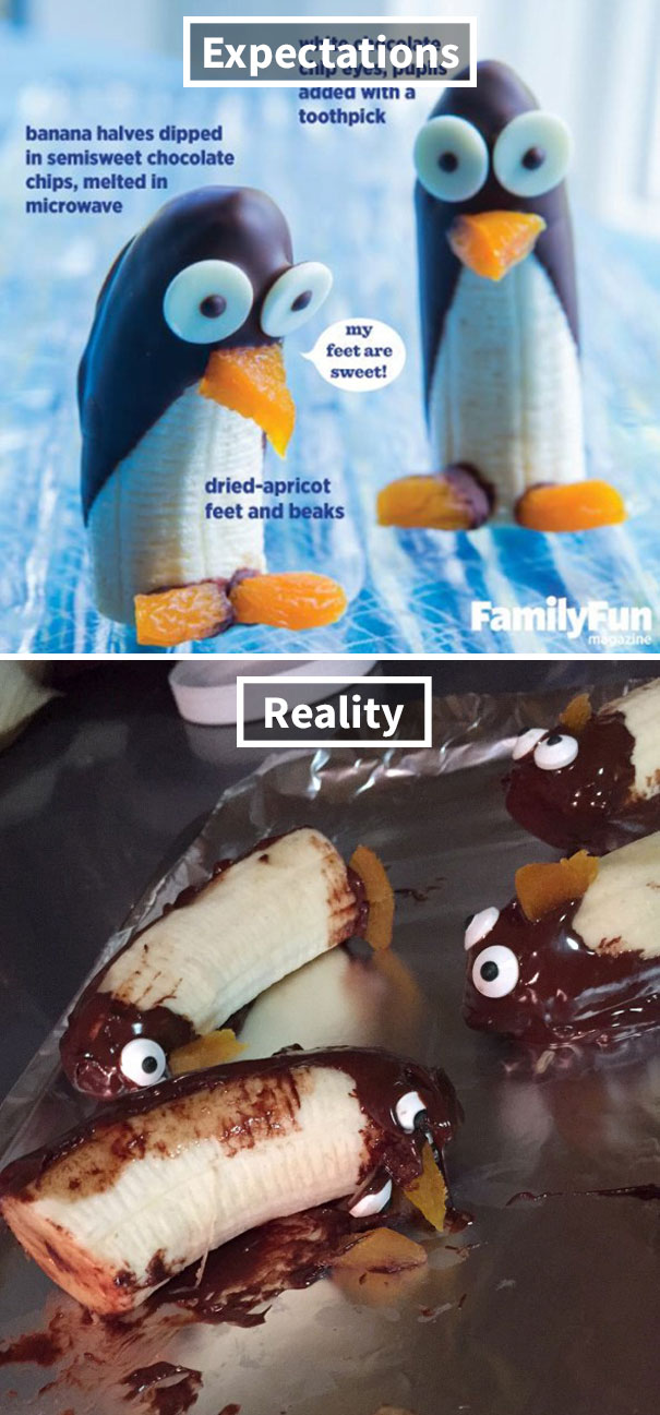 Chocolate Covered Banana Penguins