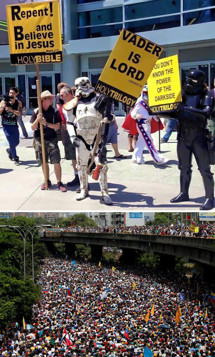 Religious Star Wars Protest