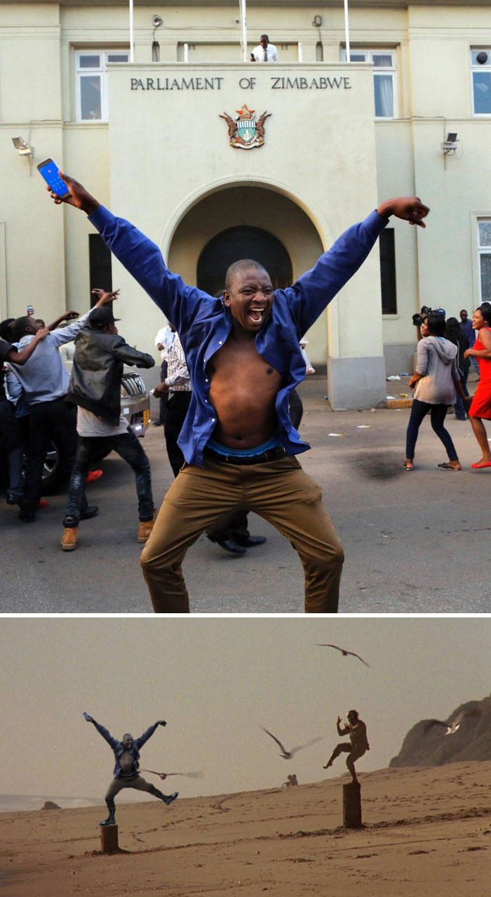 This Zimbabwean Celebrating The Resignation Of Dictator Robert Mugabe