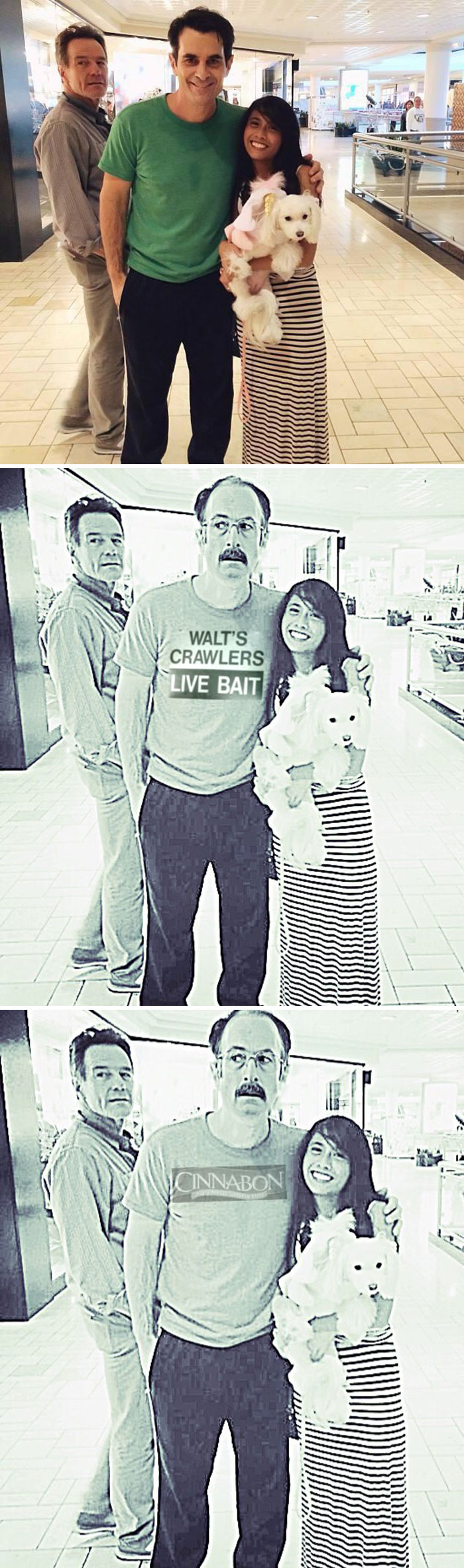 Bryan Cranston Photobombing