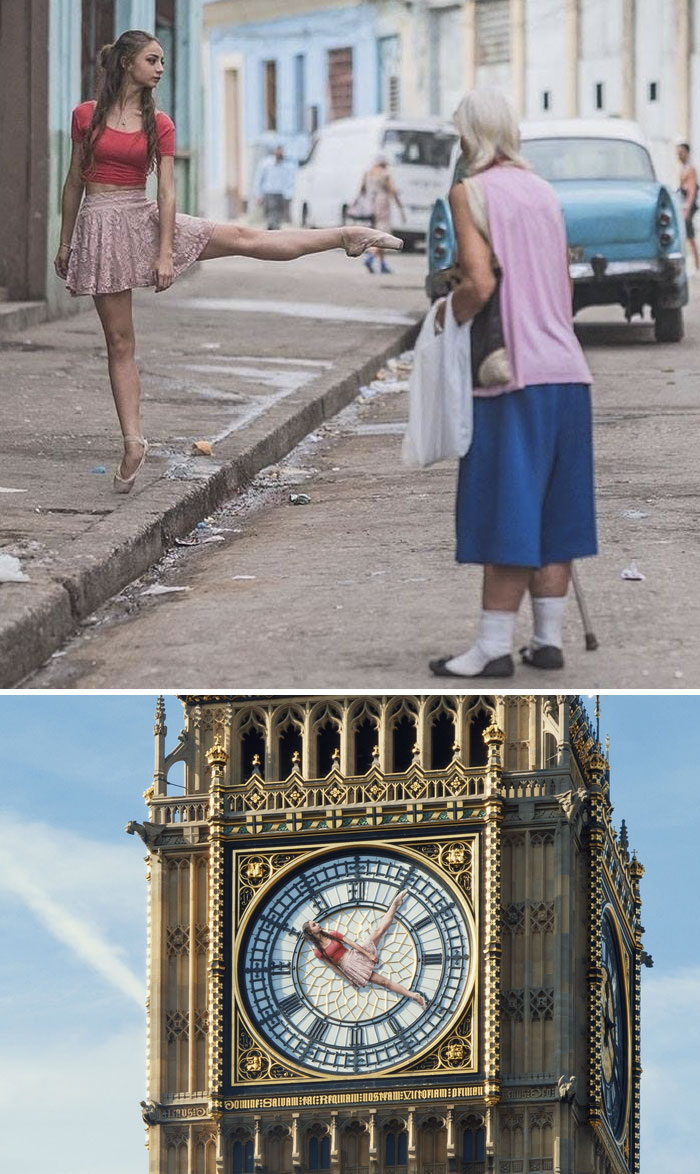 Ballerina Dancing In The Street