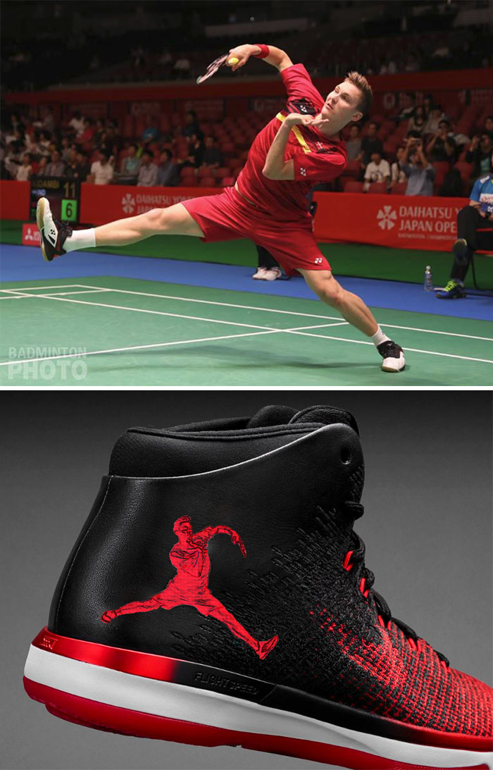 Danish Badminton Player Viktor Axelsen During Japan Open