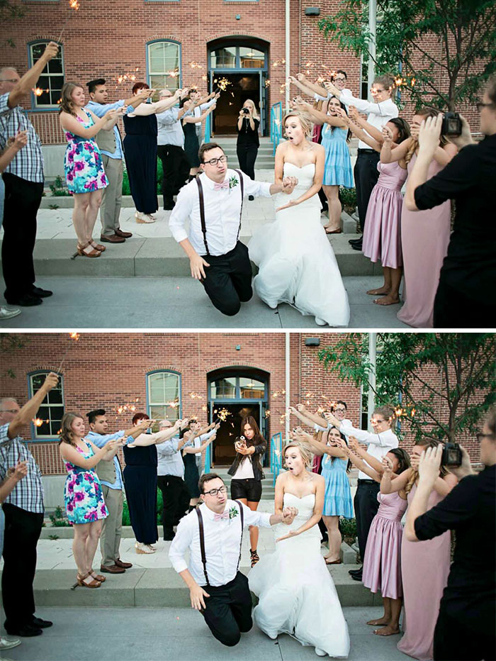 This Groom Tripping And Falling