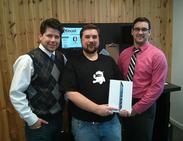 I Won An iPad Today. Guess I Was Wearing The Right Shirt