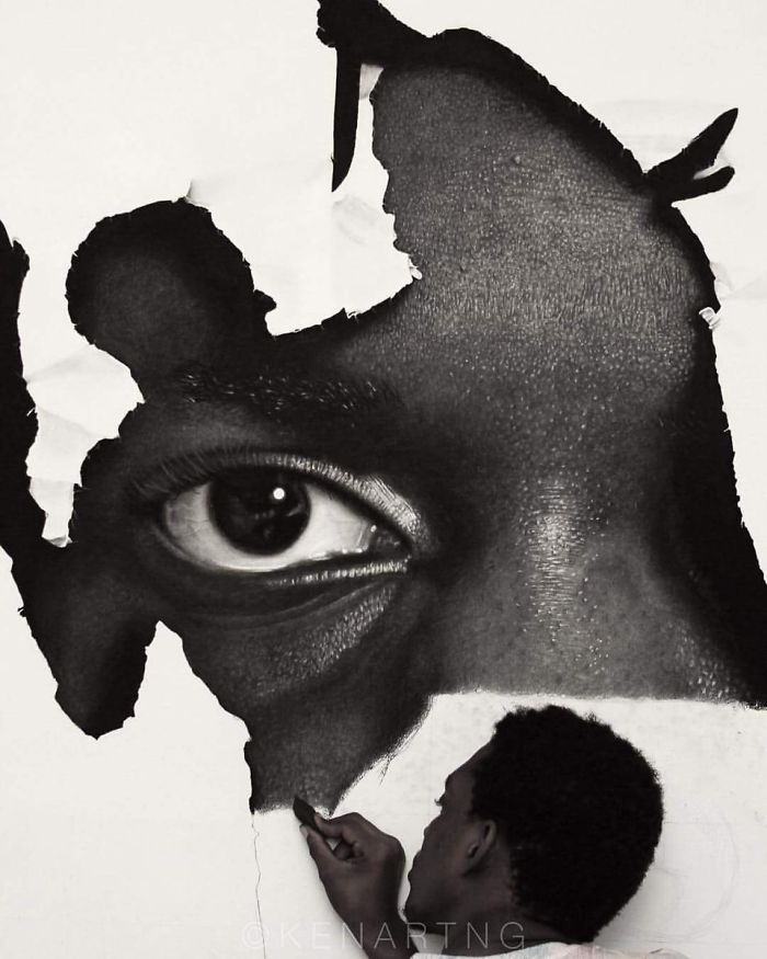 This Nigerian Artist's Artworks Are So Realistic It's Hard To Believe He Used Nothing More Than A Pencil