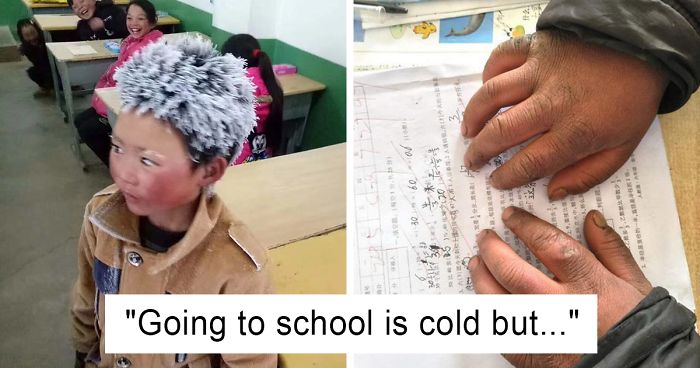 Boy Walks 4.8 Km In Freezing Cold To Attend His School, And His Living Conditions Will Break Your Heart