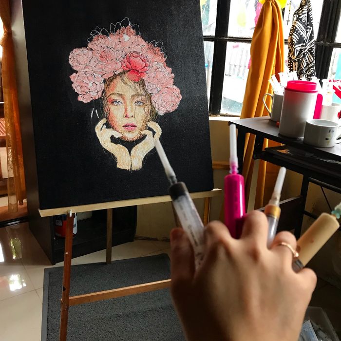 I’m A Nurse And I Use Syringes To Paint In My Free Time (Part 3) I’m A Nurse And I Use Syringes To Paint In My Free Time (Part 3)