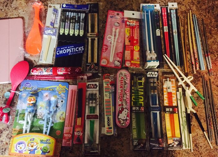 My Little Chopsticks Collection...i Have More, But We Use Those.