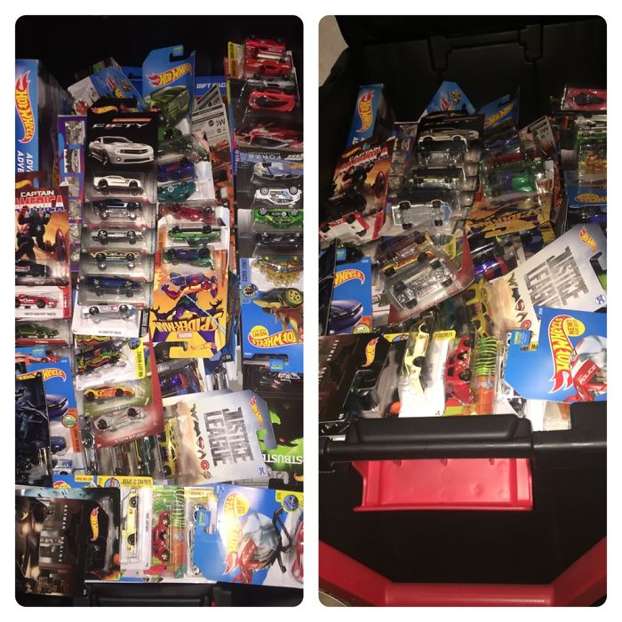 My Husband's Hot Wheels Collection. They Are In A Massive Storage Tub..they Must Be Hot Wheels.