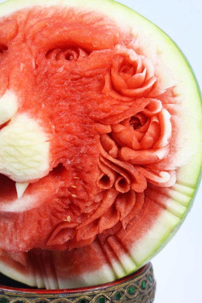 It Took 2 Hours To Turn This Watermelon Into A Lion