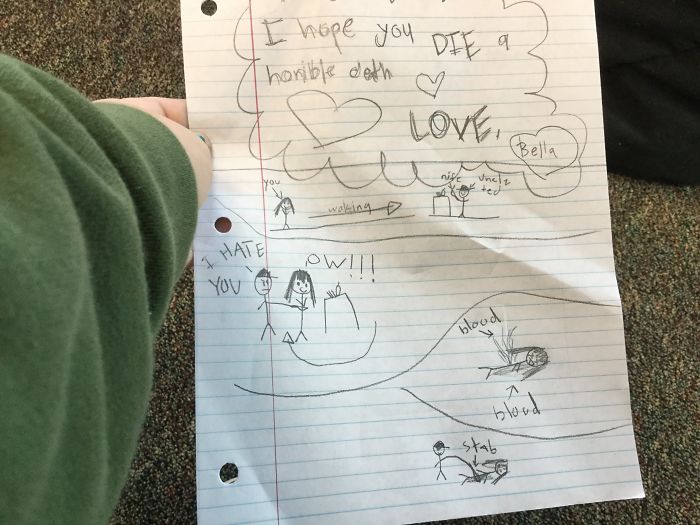 My 7 Year Old Cousin Wrote This Lovely Letter To Me