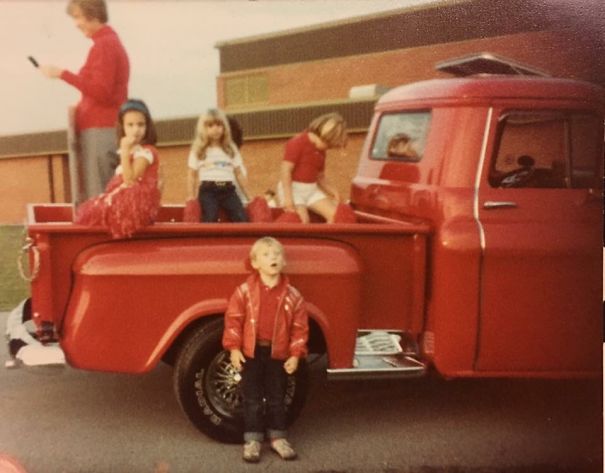 Michael Jackson Jacket-Check! Truck Full Of Chics- Check!
