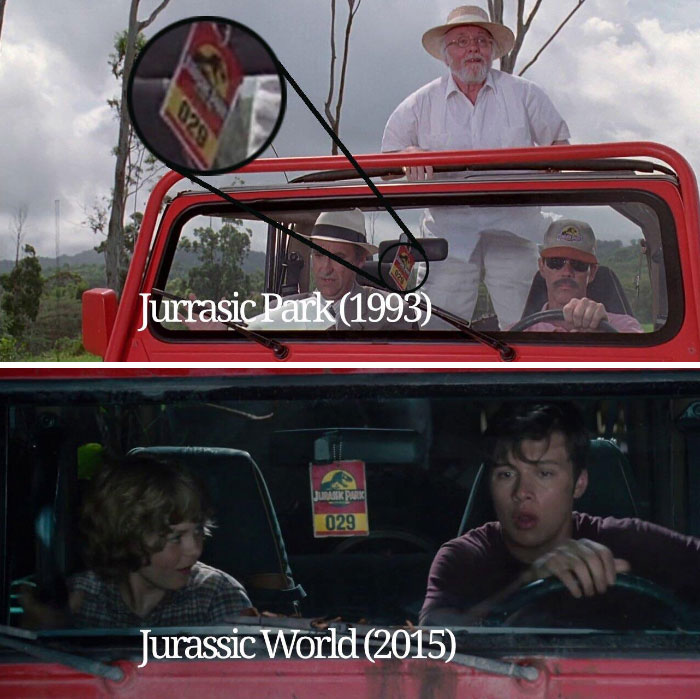 In Jurassic World The Jeep Used To Escape Was The Same Jeep That Brought People In Jurassic Park