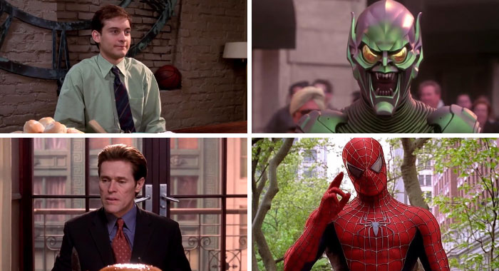 In Spider-Man (2002), At Thanksgiving Peter Is Wearing The Green Goblin's Colors As Well As Spider-Man's Colors While Norman Is Wearing Spider-Man's Colors