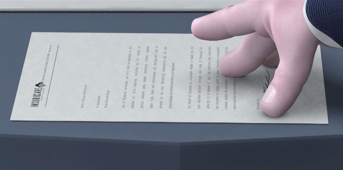 In The Incredibles The Letter On Mr. Huph's Desk States Insuricare Has Recorded It's Highest Profit In Years, Despite Mr. Huph's Claims That Bob Is Hurting The Company's Profits