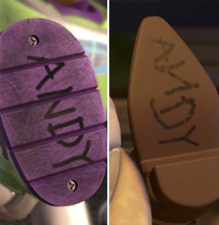 Andy's Handwriting Gets Better As He Ages In Toy Story