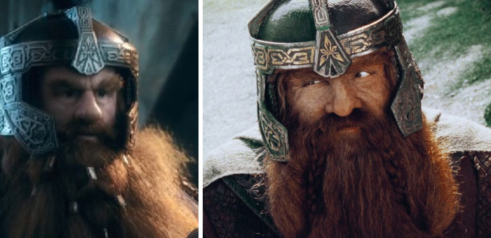 The Helmet Gloin Armors Himself With Before The Battle Of The Five Armies Is The Same Helmet That Gimli Wears Through His Travels With The Fellowship