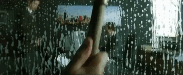 In The Matrix The Glass Getting Cleaned Represents The Code Being Hidden While The Illusion Is At Work