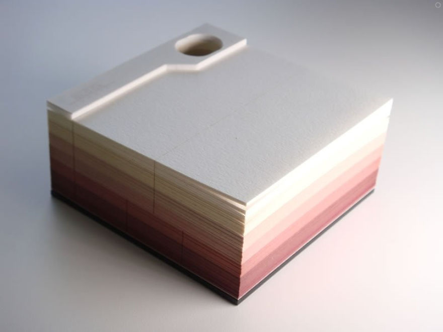 This Memo Pad Reveals Different Objects As It Gets Used, And Now We Want One