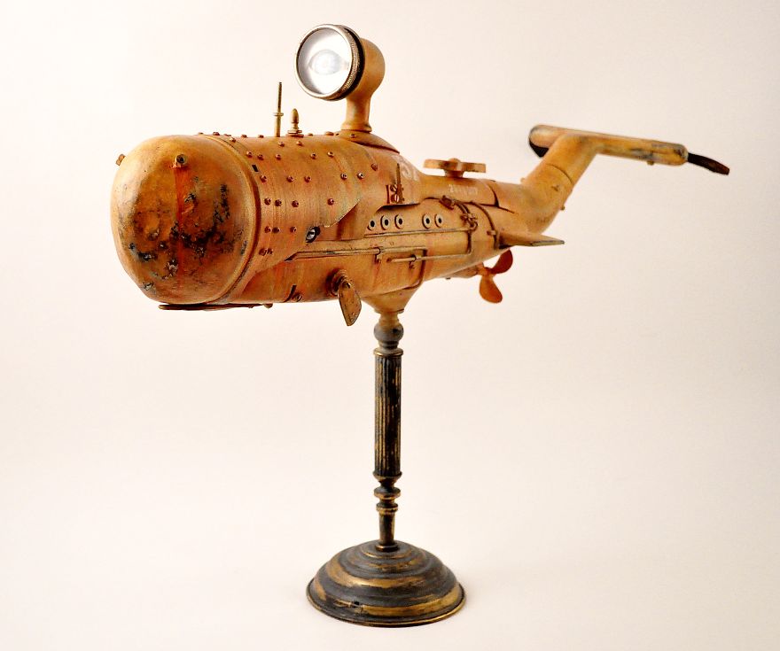 Steampunk Sculptures That I Create From Trash (Part 2)