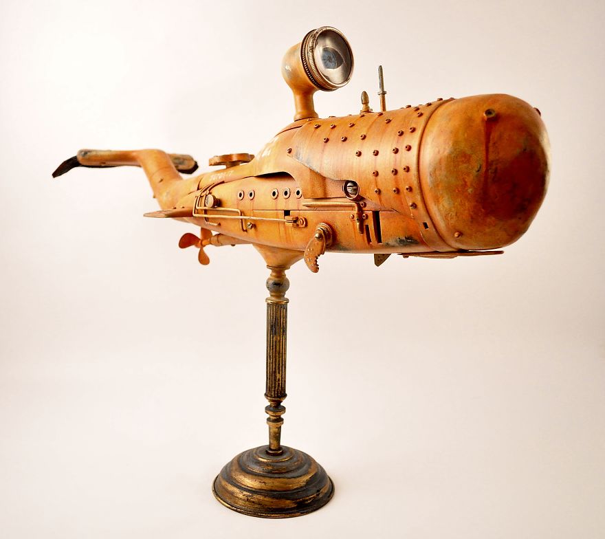 Steampunk Sculptures That I Create From Trash (Part 2)
