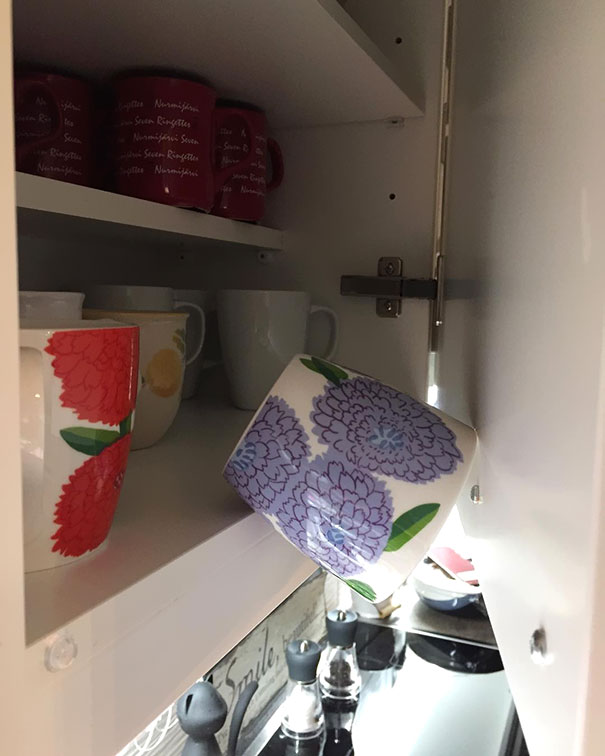 That Was A Close Call For This Coffee Mug