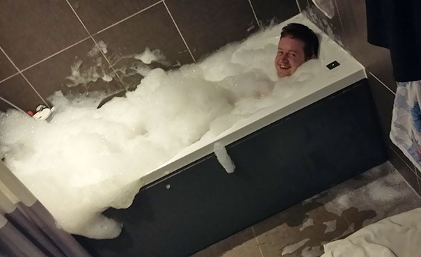 Heard My Boyfriend Giggling To Himself In The Bathroom