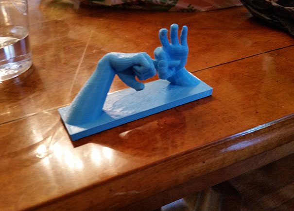 My Father Got A 3D Printer And Created This. So Proud!