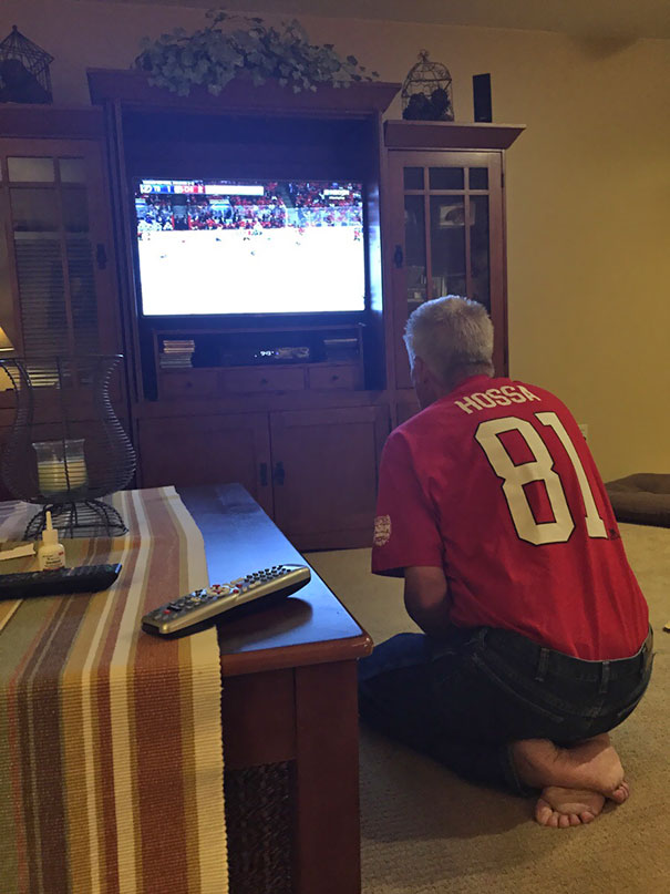 This Is How My Dad Sits When Shit Gets Real