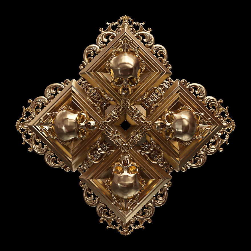 I Reimagined Traditional Mandala & Geometric Patterns As 3d Illustrations