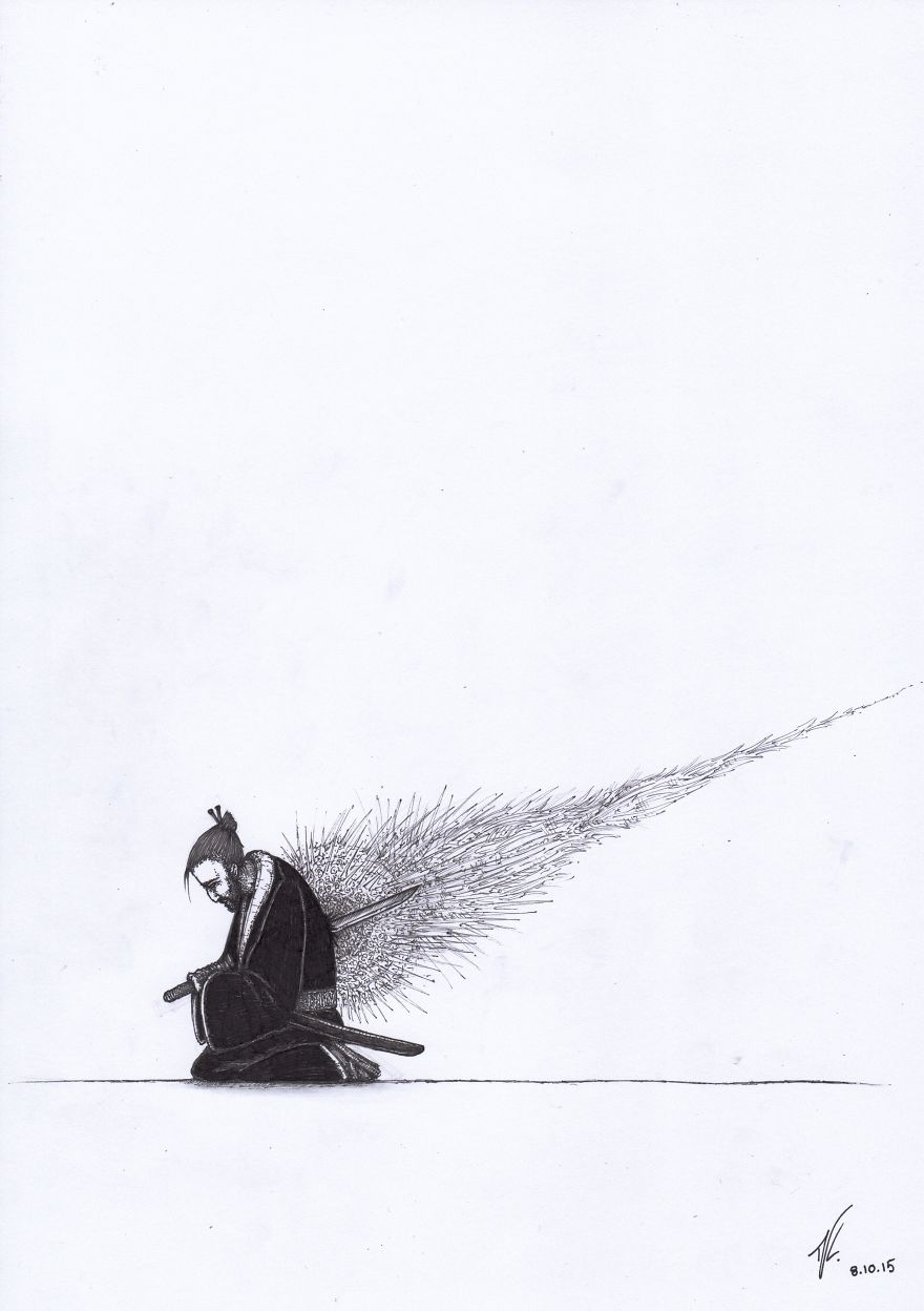 18 Awesomely Detailed Dark Fantasy Drawings