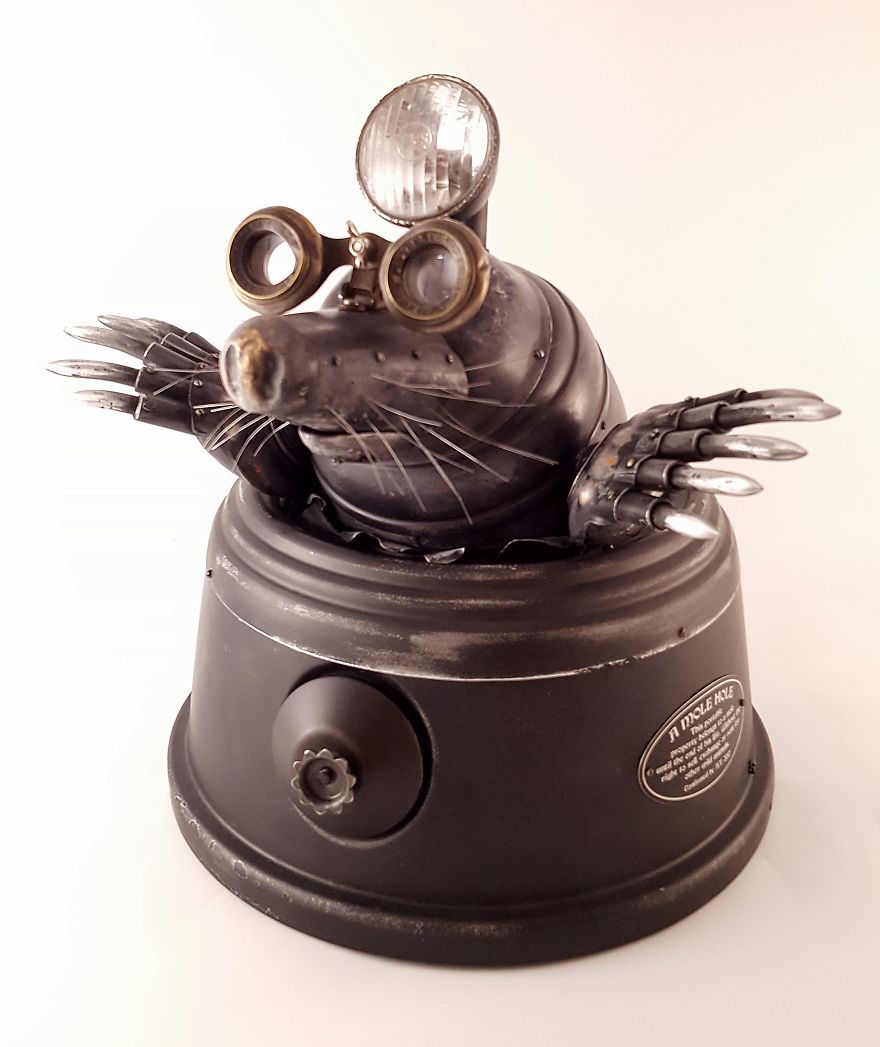 Steampunk Sculptures That I Create From Trash (Part 2)