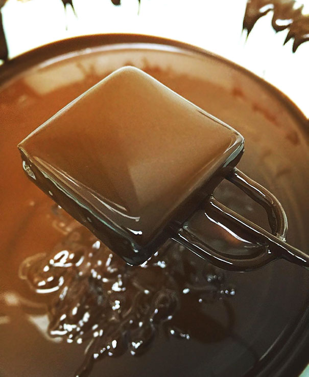 Taking A Dip In A Chockolate