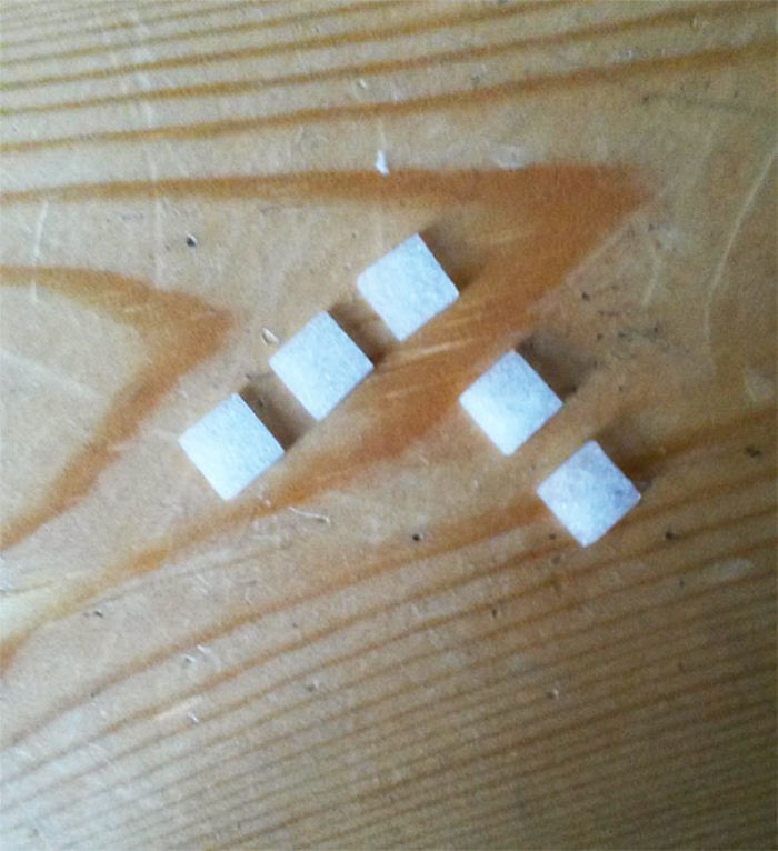 Snow Fell Perfectly Out Of The Tread Of My Shoe