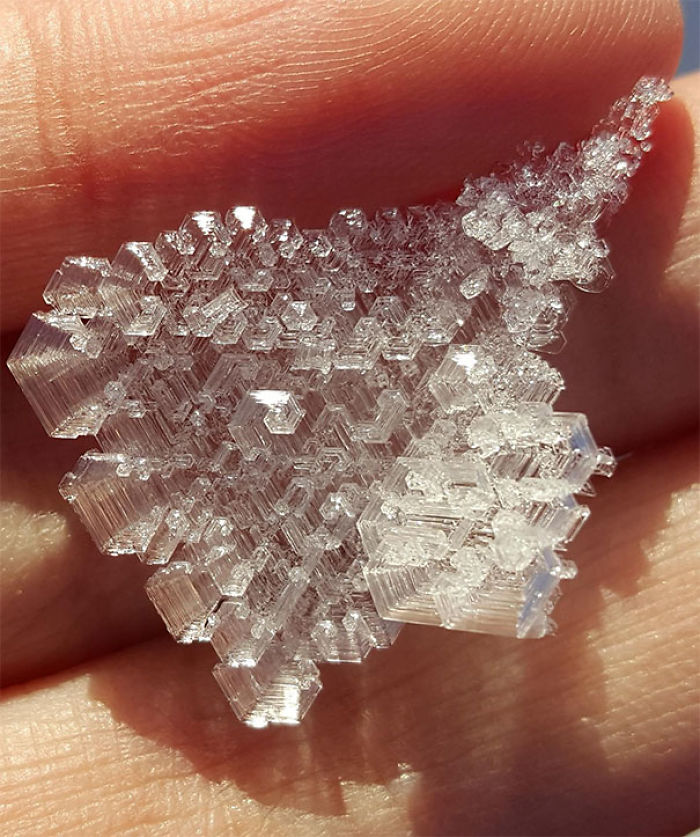 The Snow Was Very Geometric When I Went Skiing