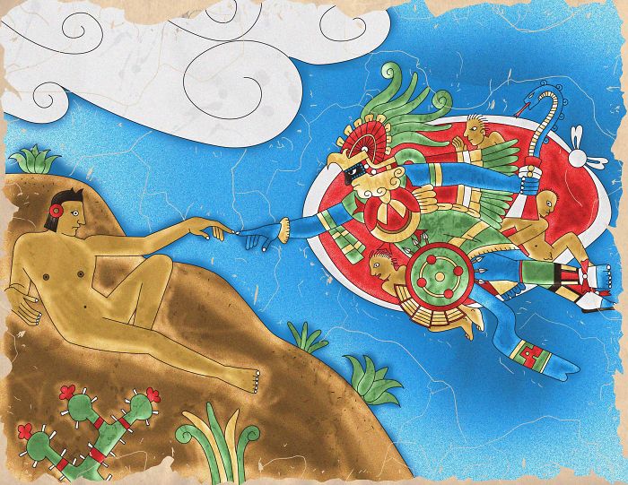 I Made This Beautiful Aztec Art!