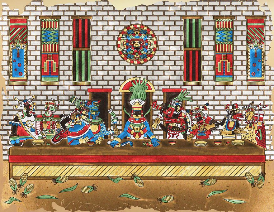 I Made This Beautiful Aztec Art!