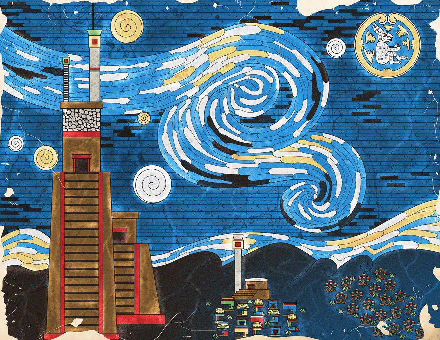 I Made This Beautiful Aztec Art!