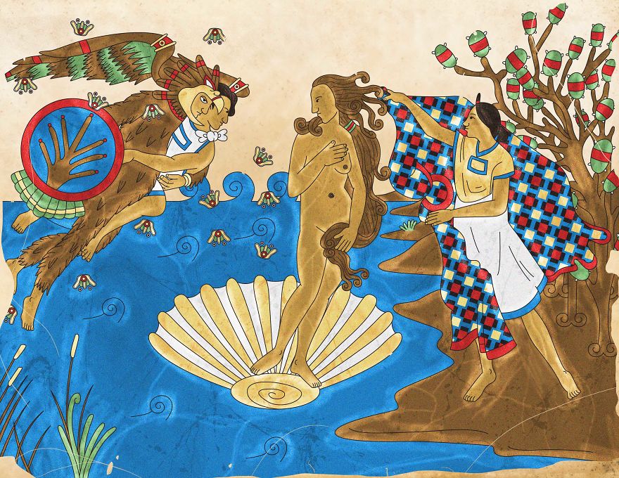 I Made This Beautiful Aztec Art!