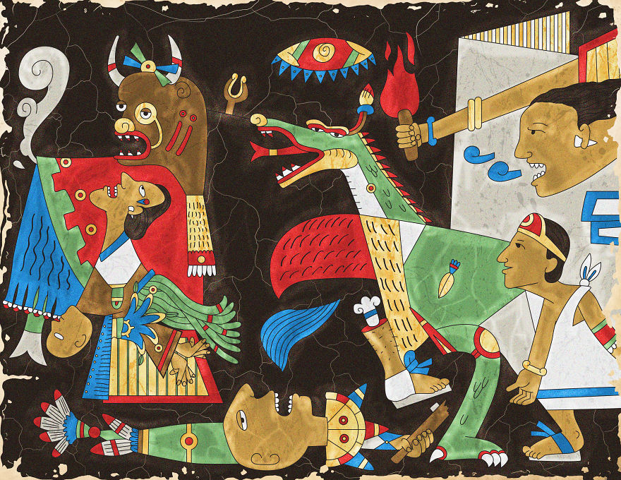 I Made This Beautiful Aztec Art!