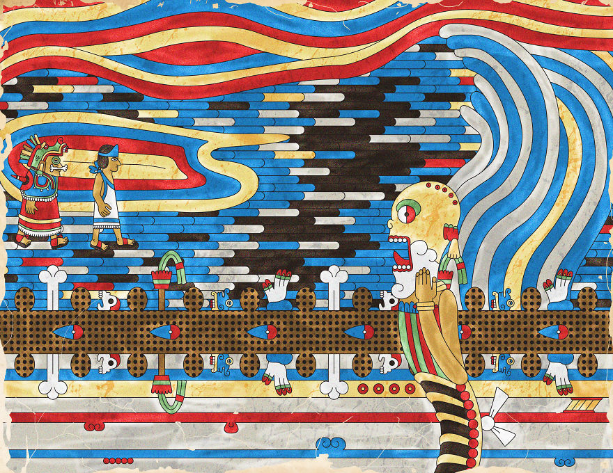 I Made This Beautiful Aztec Art!